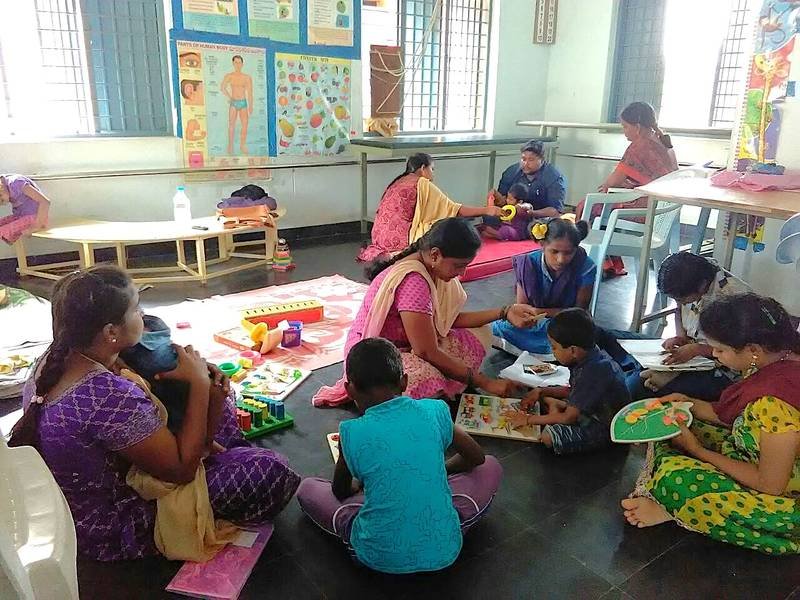 Village community meeting