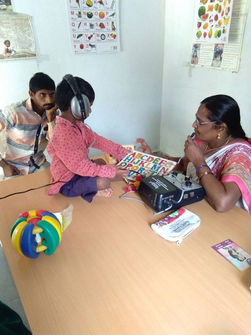 Student learning at a Bhavitha centre